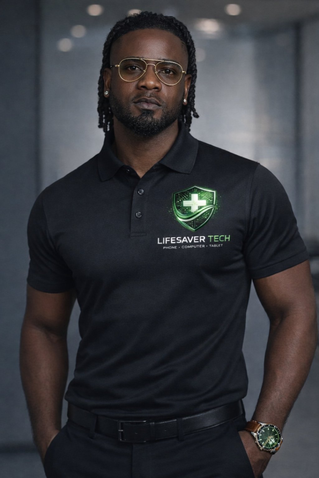 Wisdom Ahligo, Owner and Lead Technician of LifeSaver Tech Repair